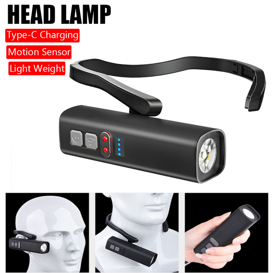 Running Headlamp - Lampada frontale con clip per orecchio