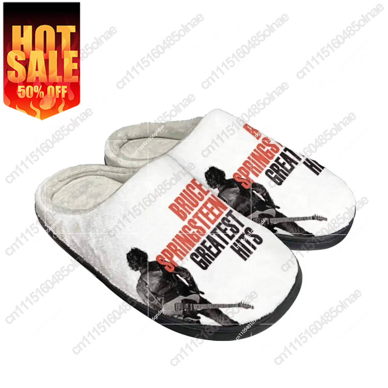 Running Shoes Men - Pantofole in cotone personalizzate «Born To