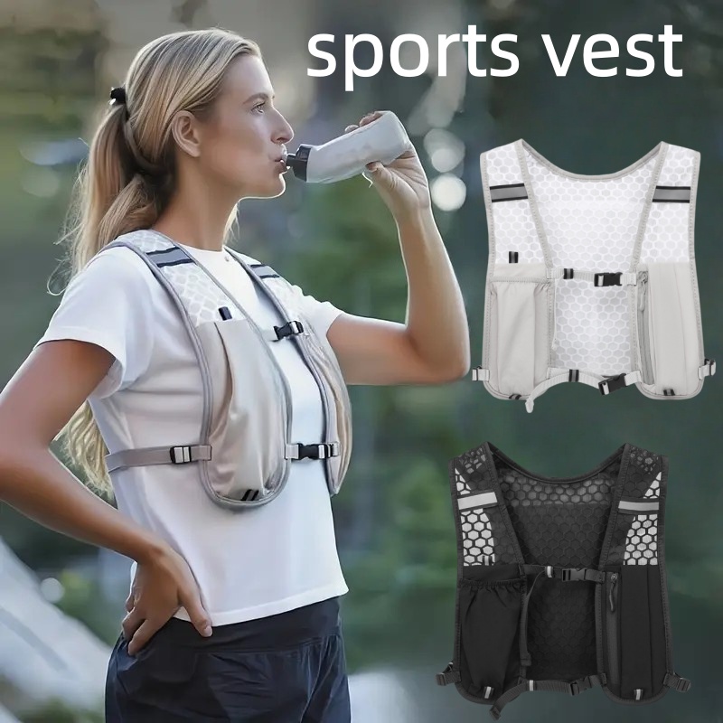 Hydration Vest - Gilet da Corsa Unisex Impermeabile e