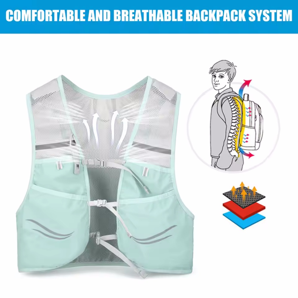 Gilet da corsa riflettente Bor - Hydration Vest recensione e prezzo
