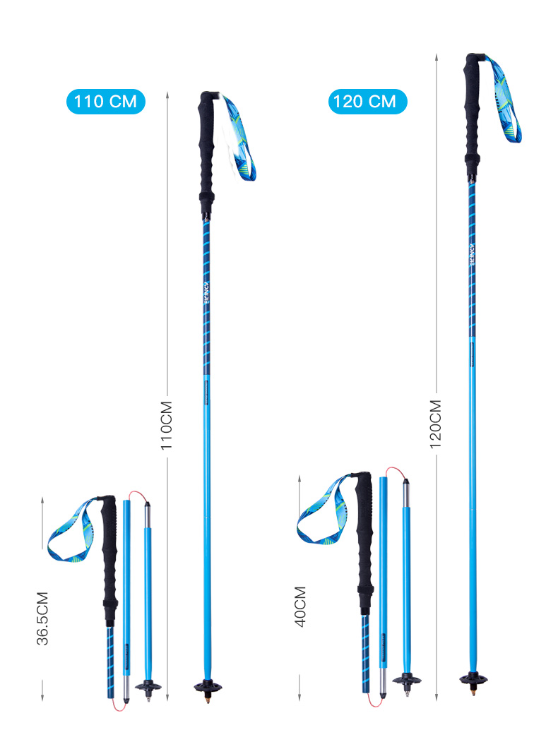 2 pz AONIJIE tutti i tipi di e - Trekking Pole Carbon recensione e prezzo