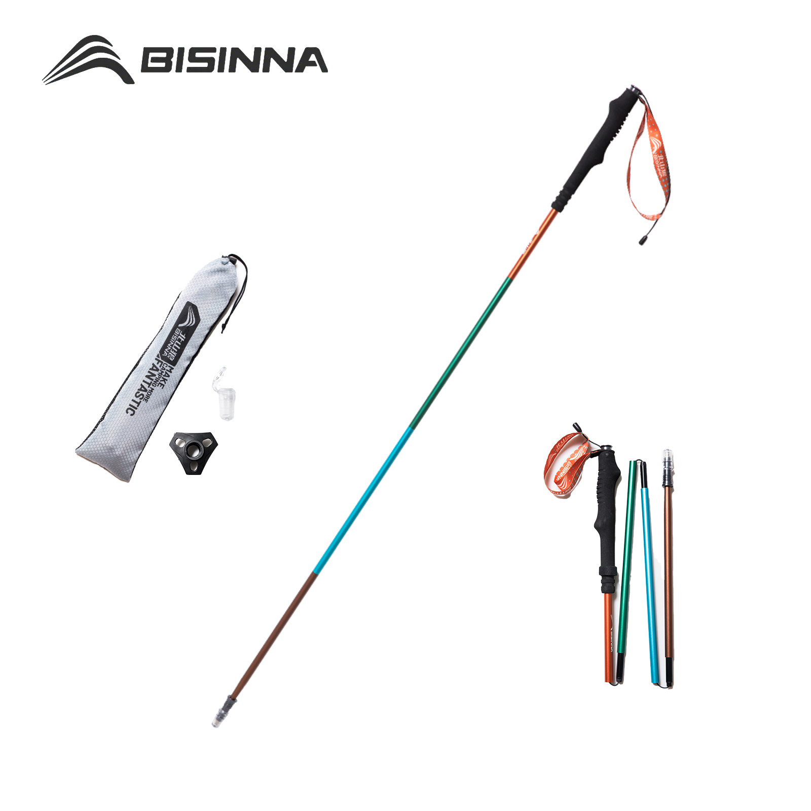 BISINNA 2 Pezzi Bastoncini da  - Trekking Pole Carbon recensione e prezzo